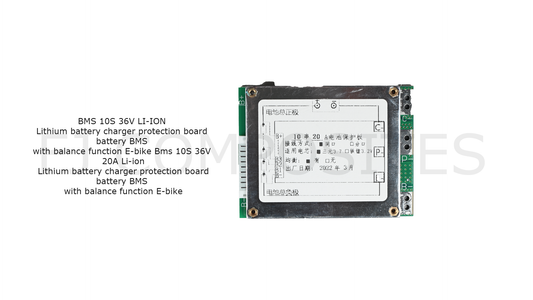 BMS 10S 36V, Li-ion battery charger protection board 20A function E-Bike